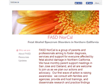 Tablet Screenshot of fasdnorcal.org